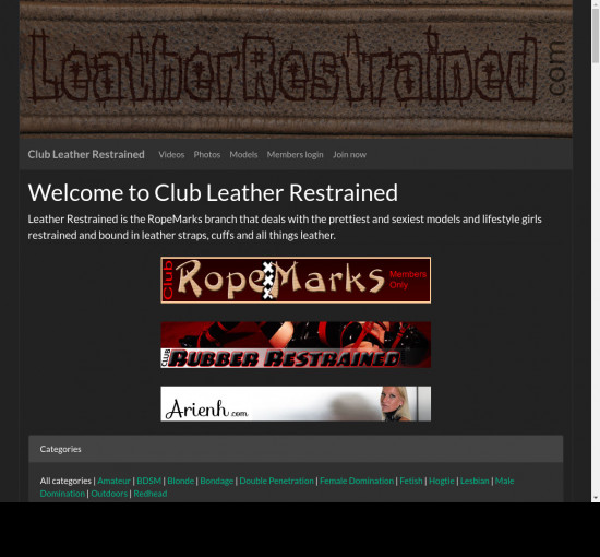 club leather restrained