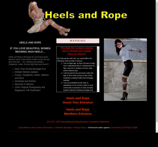 heels and rope