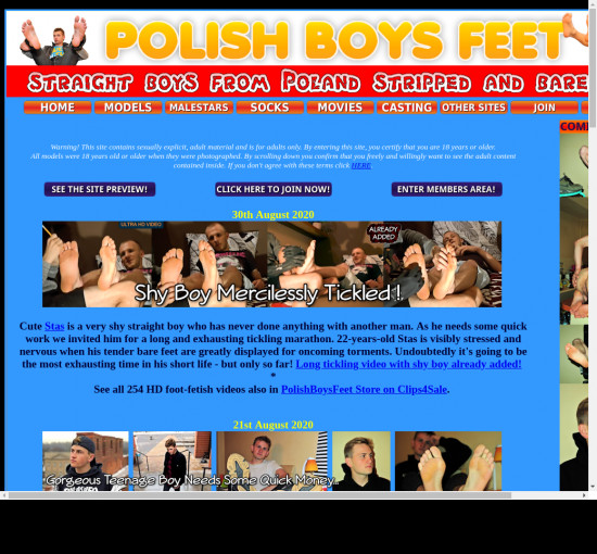 polish boys feet