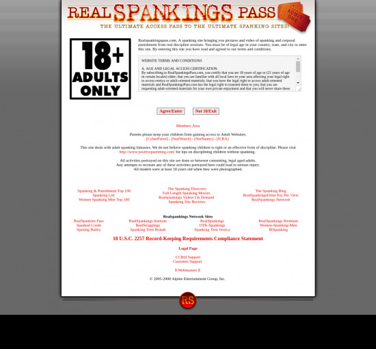 real spankings pass