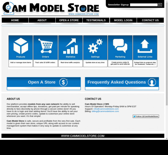 cam model store